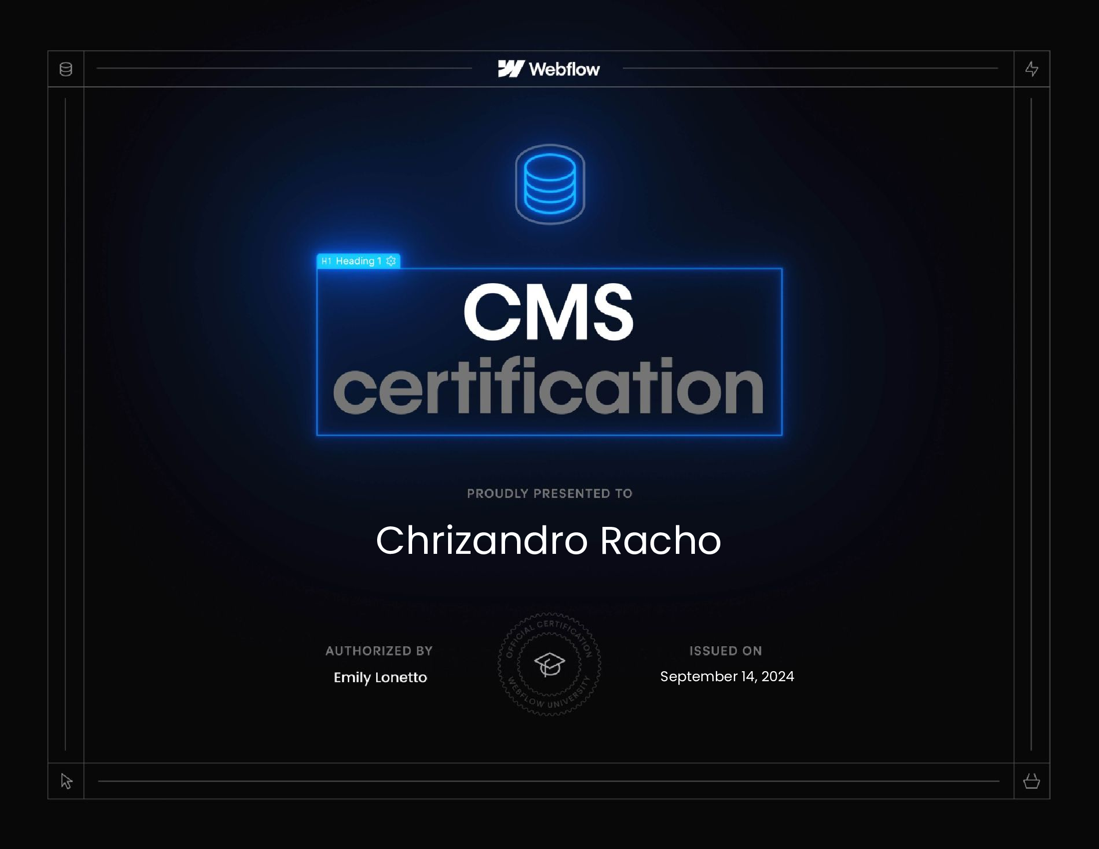 Webflow Certifications